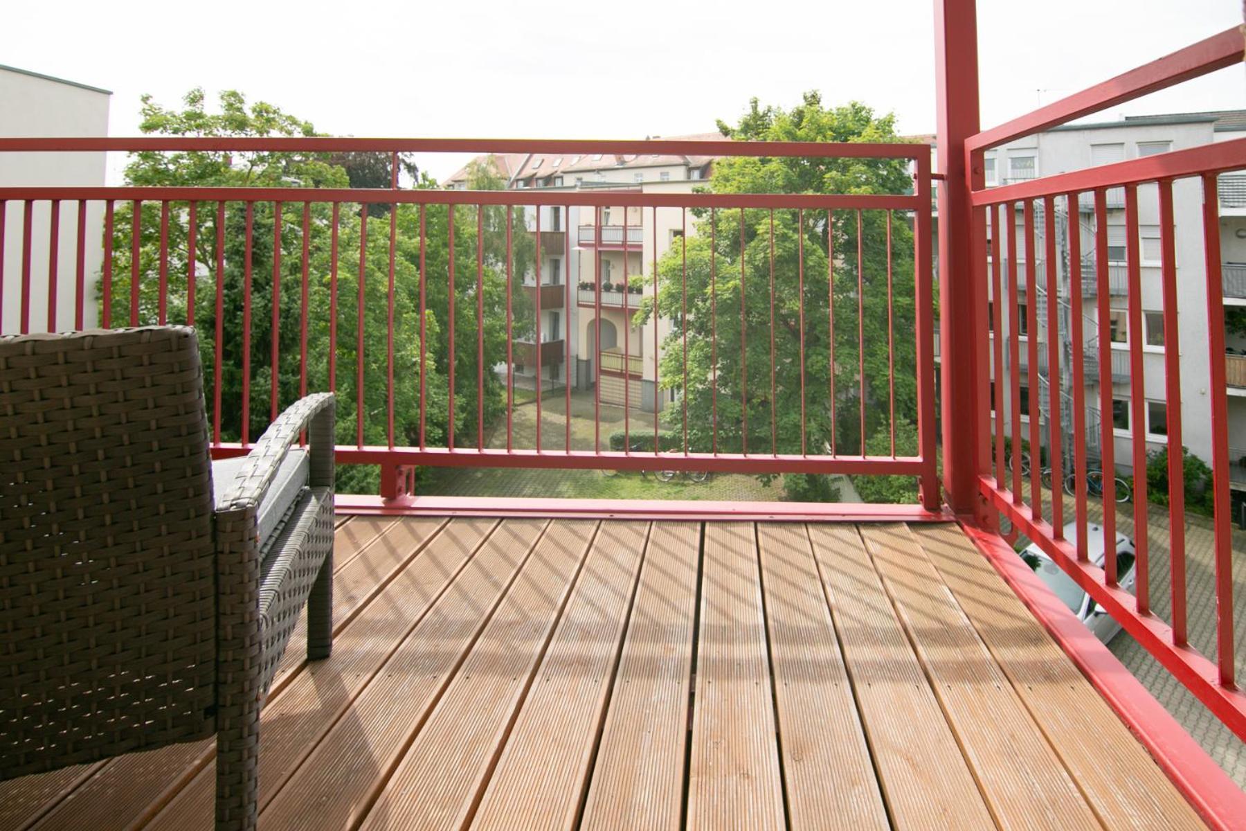 2 Zimmer, Bett Und Schlafsofa, Balkon, Waschmaschine L Lipsko Exteriér fotografie