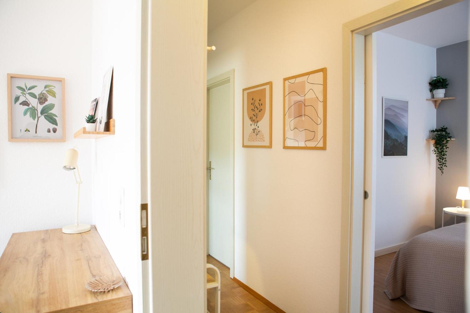 2 Zimmer, Bett Und Schlafsofa, Balkon, Waschmaschine L Lipsko Exteriér fotografie