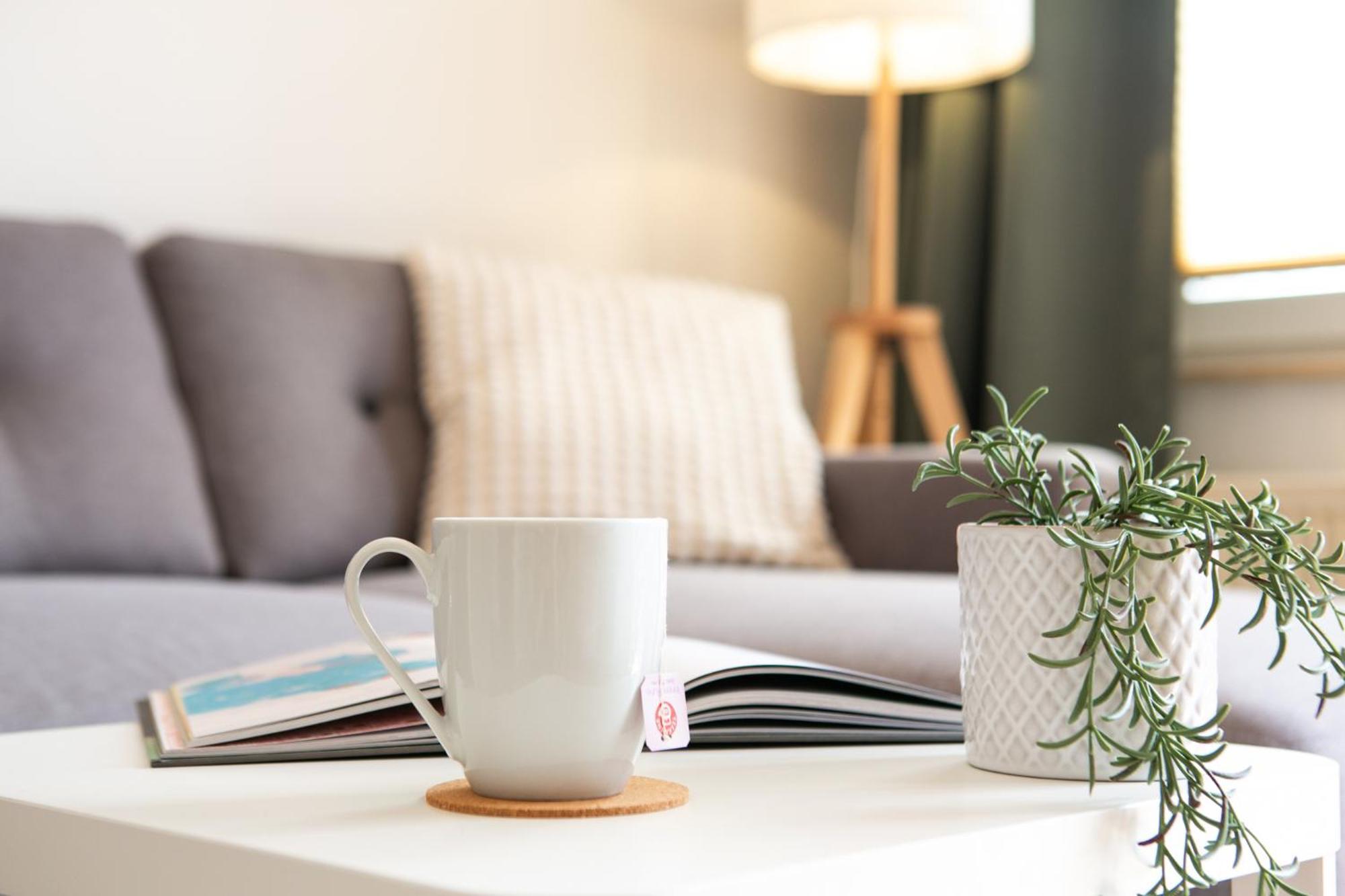 2 Zimmer, Bett Und Schlafsofa, Balkon, Waschmaschine L Lipsko Exteriér fotografie